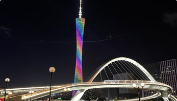 公海彩船6600科技在景观桥的减振技术已属全国领先地位